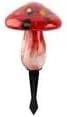 Infinity X1 Solar Landscape Light Glass Mushroom (3 Pack)