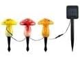 Infinity X1 Solar Landscape Light Glass Mushroom (3 Pack)