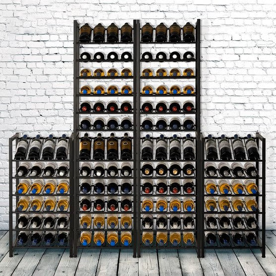 Neatfreak 24 Bottle Stacking Metal Wine Rack - 16.5" w x 13.5" d x 31.6" h