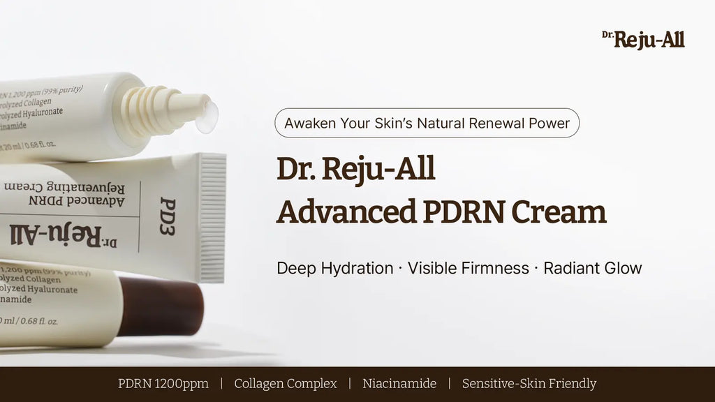 Advanced PDRN Rejuvenating Cream, PDRN 1200 ppm, Hydrolyzed Collagen, Hydrolyzed Hyaluronate, Niacinamide, 0.68 fl oz, 2 pack, Korean Skincare