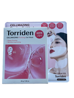 Torriden CELLMAZING Firming Gel Mask for Face & Neck, Deep Firming, Wrinkle Improving, 5D Collagen Complex, 10 pack, 1.58 oz x 10, Korean Skincare