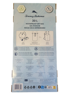 Tommy Bahama 20L waterproof dry bag packaging with illustrations and text.
