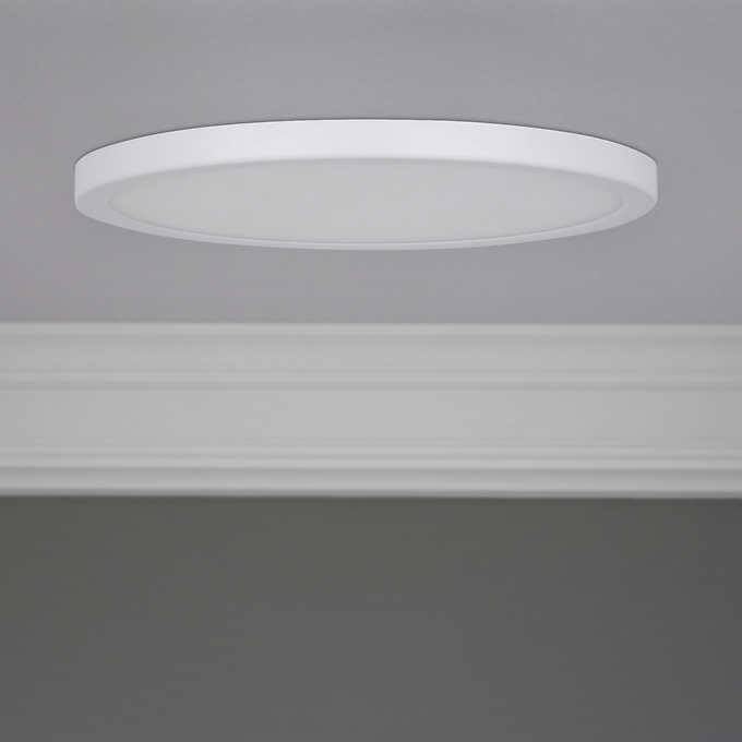 Feit Electric Round, 2 Mounting Options, for Home, Office, Commercial LED Downlight, 7.5", 2700K Soft White