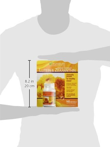 TruNature Vision Complex with Lutein & Zeaxanthin - Great Value Pack of 2 (Total 280Ct Softgel Type) x#vswa