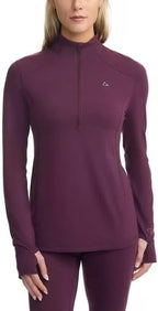 Women's Merino Blend Top, Purple, Small, Made from Recycled Content