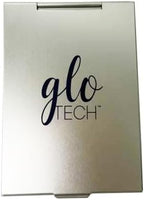 GLO TECH 3-Piece Cosmetic Bag Set – Makeup Bag Duo with Compact Mirror, Travel & Everyday Beauty Organizer (Blue)