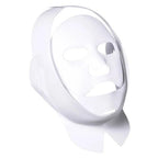 White face mask on a white background