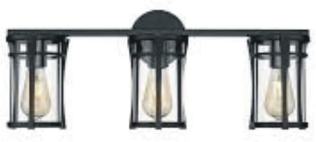 OVE Decors Joakim 3 Lighting Vanity Black