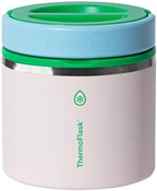 ThermoFlask 20 oz Insulated Food Jar, 2-Pack, Pink and Blue, Hot 12 Hours Cold 24 Hours (Gray and Light Pink)