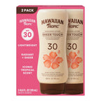 Hawaiian Tropic Sheer Touch Lotion Sunscreen SPF 30, 10.8 fl oz, 2-pack
