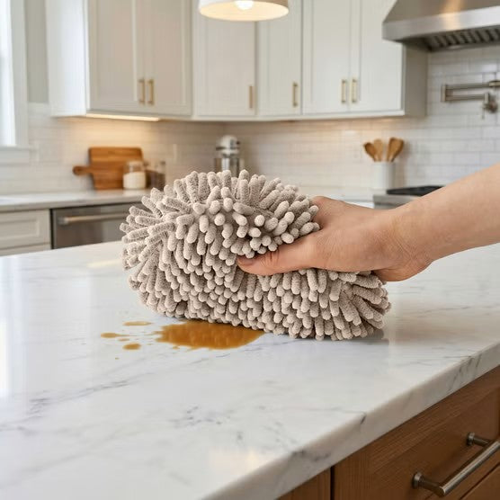 Multipurpose Noodle Hand Towel, Chenille Noodle, 3-pack