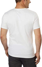 Calvin Klein Men's V-Neck Tee (Large) White