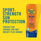 Banana Boat Sport Broad Spectrum SPF 50 Sunscreen Lotion | Oxybenzone Free, Water Resistant | Total 20 fl oz | 2-pack
