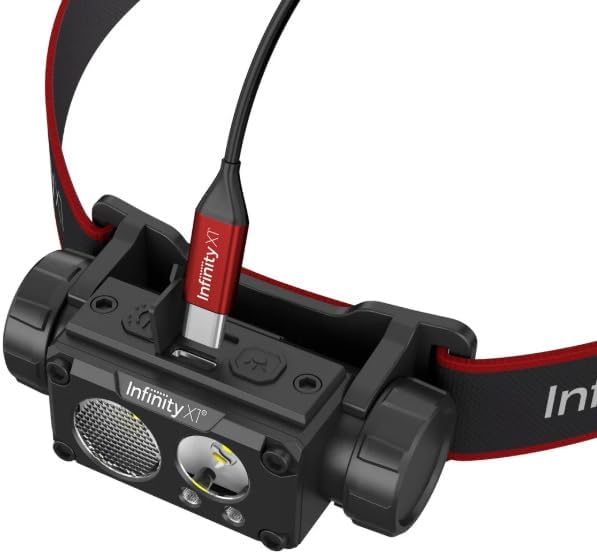 Infinity X1 Rechargeable LED Headlamps, 1500 Lumens, Up to 30 Hours Runtime, 6 Modes, 3-Pack