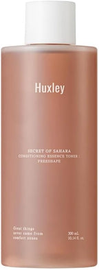 Huxley Secret of Sahara Conditioning Essence Toner: Free Shape, Korean High Moisture Hydrating Skin Prep, Dry Skin Care, Cactus and Ceramide NP | 300ml /10.1 fl. oz.