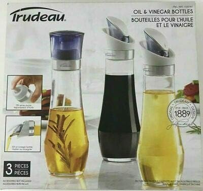 Generic 3 Piece Oil Pump & Vinegar Bottles