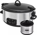 6 quart Programmable Slow Cooker with BONUS Mini Dipper
