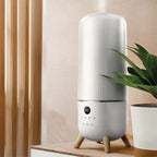 Warm and Cool Mist Ultrasonic Humidifier for Large Rooms - 2 Gallon Top-Fill Tank, UV-C Technology to Reduce Bacteria & Mold, 90-Hour Runtime, Smart Humidistat, Remote & Nightlight