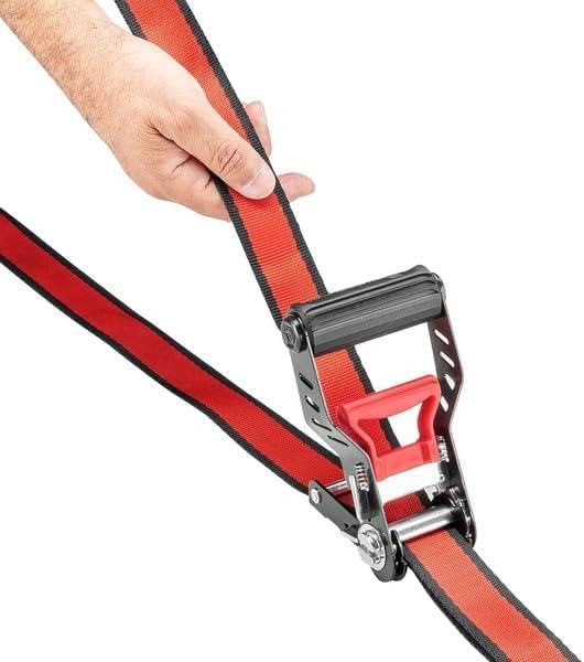 Powerbuilt Ratchet Tie Downs, 4-Piece, 1.5" x 16' | Extra-Wide Cushioned Handles | 1-1/2 in Extra-Wide Straps with Reinforced Edges