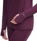 Women's Merino Blend Top, Purple, Small, Made from Recycled Content