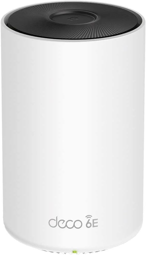 White and black electronic device with 'deco' branding on a white background