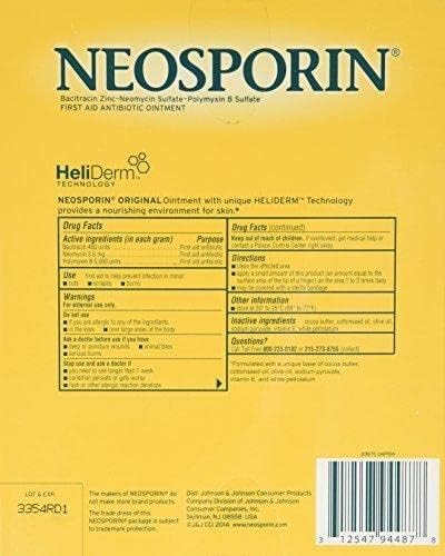 Neosporin Original Ointment First Aid Antibiotic Treatment 3 Pack Value Pack … (Value Pack)