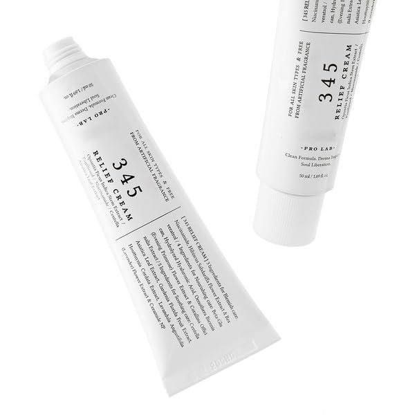 Dr Althea 345 Relief Cream | Moisturizer for Soothing Recovery and Blemish Care with PDRN & Niacinamide | Korean Vegan Skin Care for All Skin Types, 1.69 Fl Oz Pack of 2