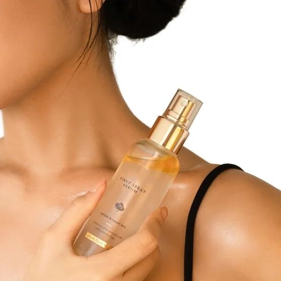 D'Alba Piedmont Italian White Truffle First Spray Serum double formula, Light-weight Face Moisturizer, Glow Serum for Radiant Skin, Non Comedogenic, Korean Skin Care, 2-pack, 3.38 + 6.08 fl oz.