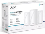 TP-Link Deco BE11000 Multi-GIG Whole Home MESH WI-FI 7 System 3-Pack - White