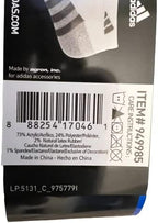 adidas 6 Pairs Men's Low Cut Socks 6 Pack for Shoe Size 6-12 Black, Black, 6-12