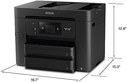 Epson WorkForce Pro WF-4734 All-in-One Printer:4-in-1 with Wi-Fi: Print/Copy/Scan/Fax