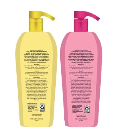 Brazilian Body Wash, Coco Bliss and Berry Bliss, 2 x 25.4 Fl Oz