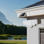 Lutec Motion Activated Solar Security LED Light | 3000 Lumens | 240 Wide Motion Sensor | Weather Resistant IP44 | 5000K Color Temperature