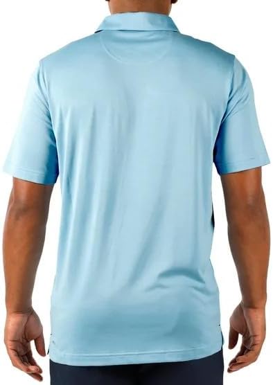 PUMA Men's Polo Shirt, Cotton Pique Knit, Classic Fit, Moisture Wicking, Breathable, Wrinkle Resistant, Short Sleeve, Golf & Tennis