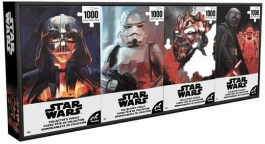 Star Wars 4-Pack Jigsaw Puzzle Set, 1000 Pieces Each