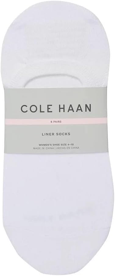 Cole Haan liner socks womens shoe size 4-10 | 8 pairs