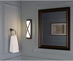 allen + roth Christina Marie 1-Light Bronze Modern/Contemporary Vanity Light