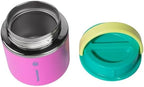 ThermoFlask 20 oz Insulated Food Jar, 2-Pack, Pink and Blue, Hot 12 Hours Cold 24 Hours (Pink and Yellow)