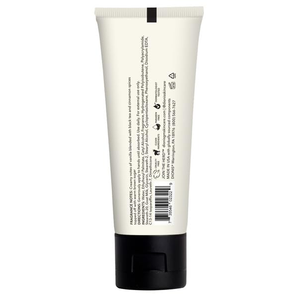 Tube of cream with a label on a white background