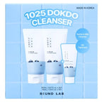 Round Lab 1025 Dokdo Cleanser Low pH Moisturizing Facial Cleanser Kit of 2 150ml + 1 40ml