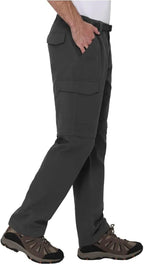 The B.C. Clothing Co. Men's Belted Stretch Convertible Cargo Pant, Pants Convert to Shorts