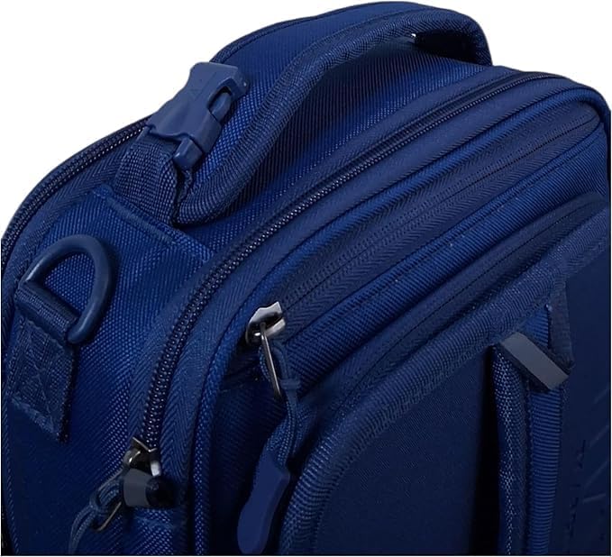 Titan Deep Freeze Fridge Cold Expandable Lunch Pack | Includes 2X 250g High Performance Ice Walls | Insulated Horizontal Design (Navy Blue)