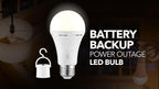 Globe Power Reserve Battery Backup Bulb, 6 Pack + 2 Portable Sockets