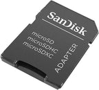 SanDisk 128GB Extreme microSDXC UHS-I Memory Card with Adapter - Up to 160MB/s, C10, U3, V30, 4K, A2, Micro SD - SDSQXA1-128G-GN6MA