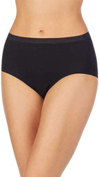 Carole Hochman Womens 5 Pack Midnight Cotton Luxe Briefs (Basic, Large)
