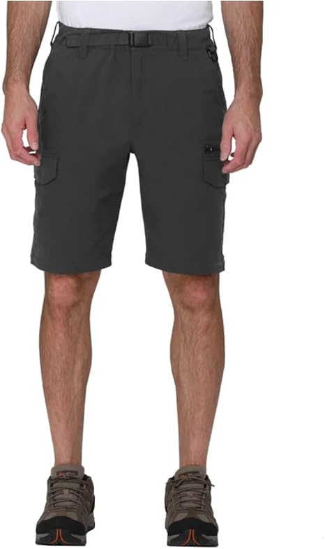 The B.C. Clothing Co. Men's Belted Stretch Convertible Cargo Pant, Pants Convert to Shorts
