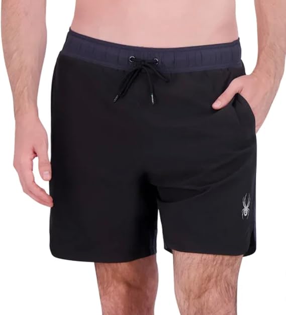 Spyder Men's UPF 30+ Breathable Comfort Stretch Swim Short