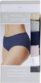 Karen Neuburger Modal Hipster, 6 Pack, Multi-color, Large