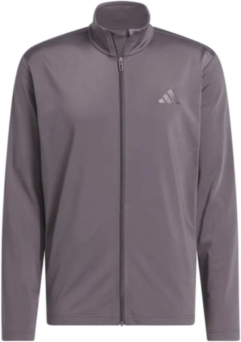 adidas Men’s Full-zip Tricot Track Jacket (US, Alpha, Large, Regular, Regular, Gray)