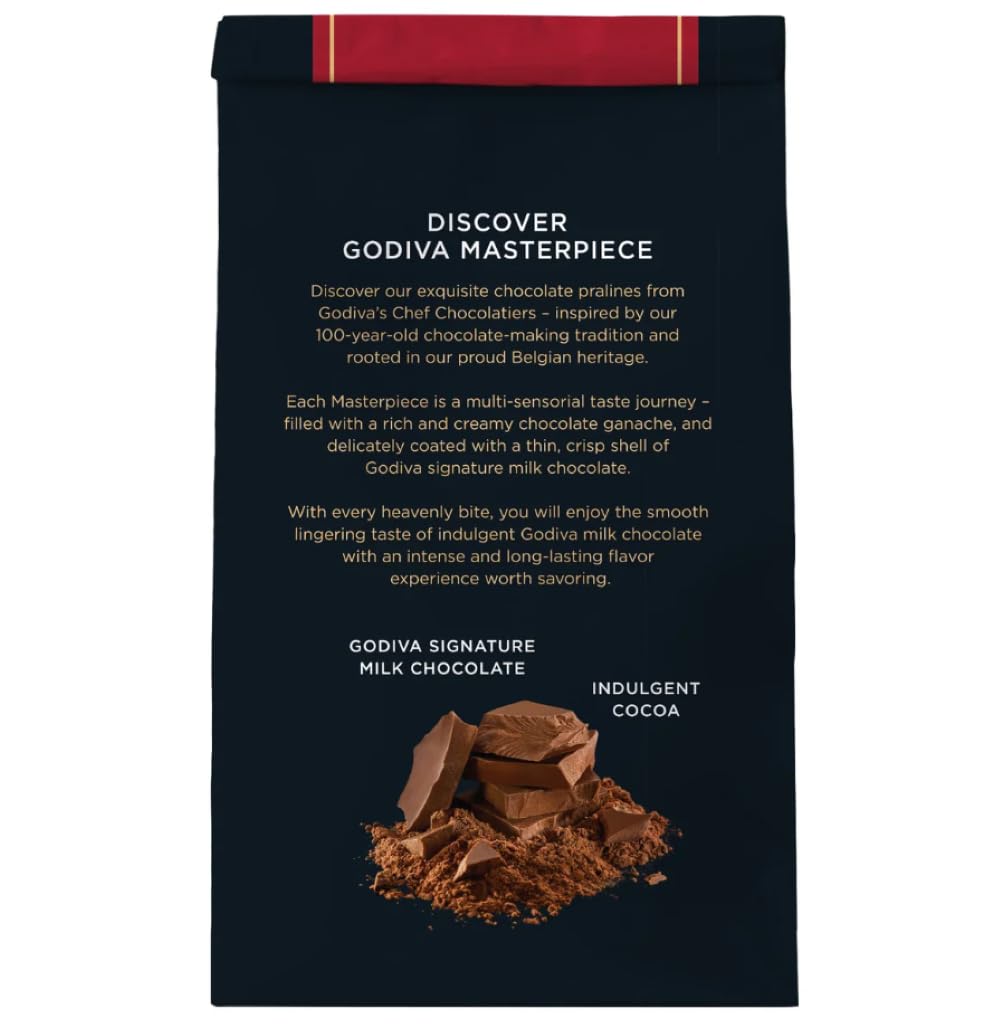 GODIVA Heavenly Milk Chocolate with Ganache - Masterpiece - 15.1 oz